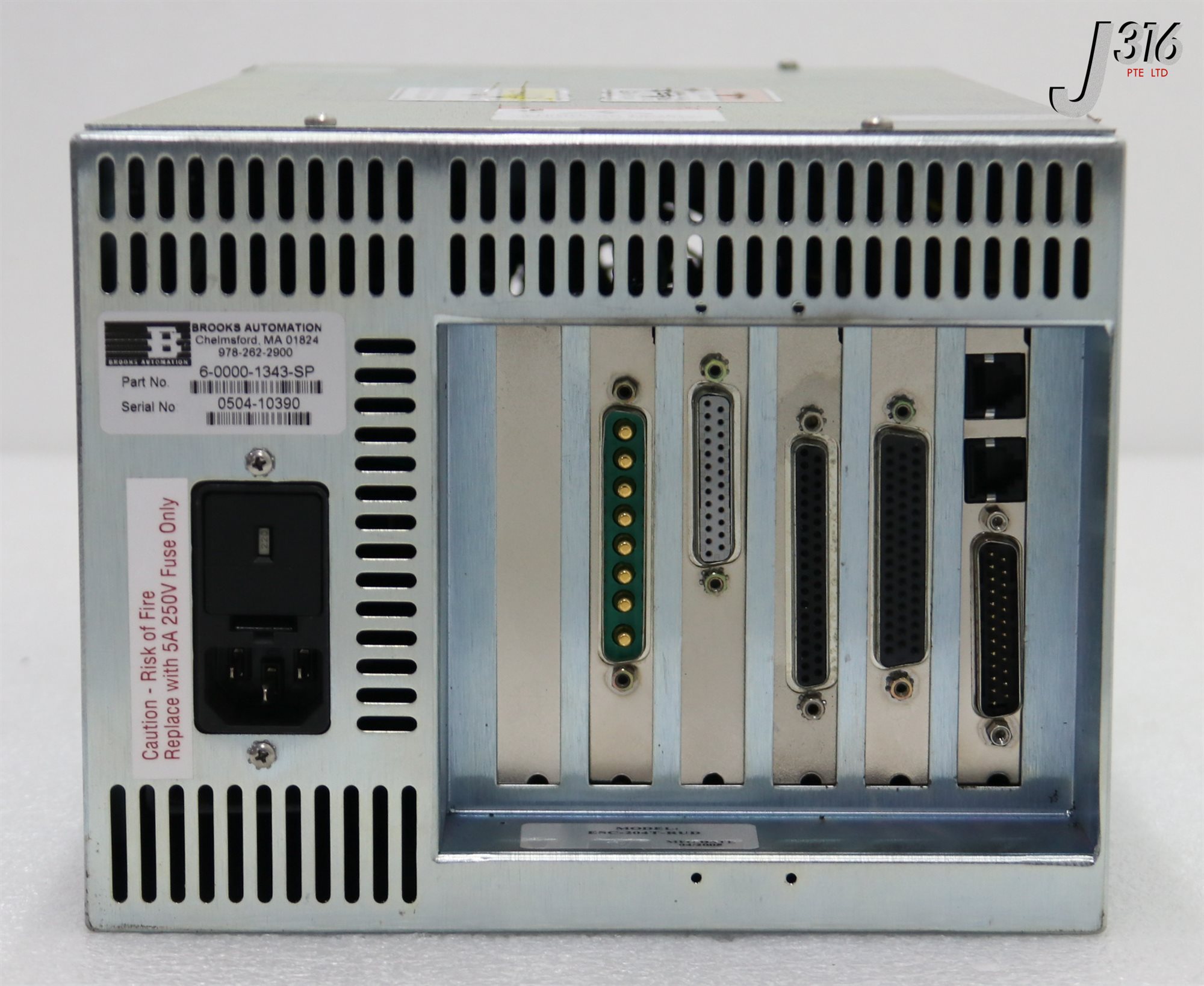 39311 BROOKS AUTOMATION ROBOT CONTROLLER 6-0000-1343-SP ESC-204T